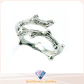 La buena venta 925 anillos de plata de la plata esterlina suena la joyería del anillo de la vendimia (R10319)